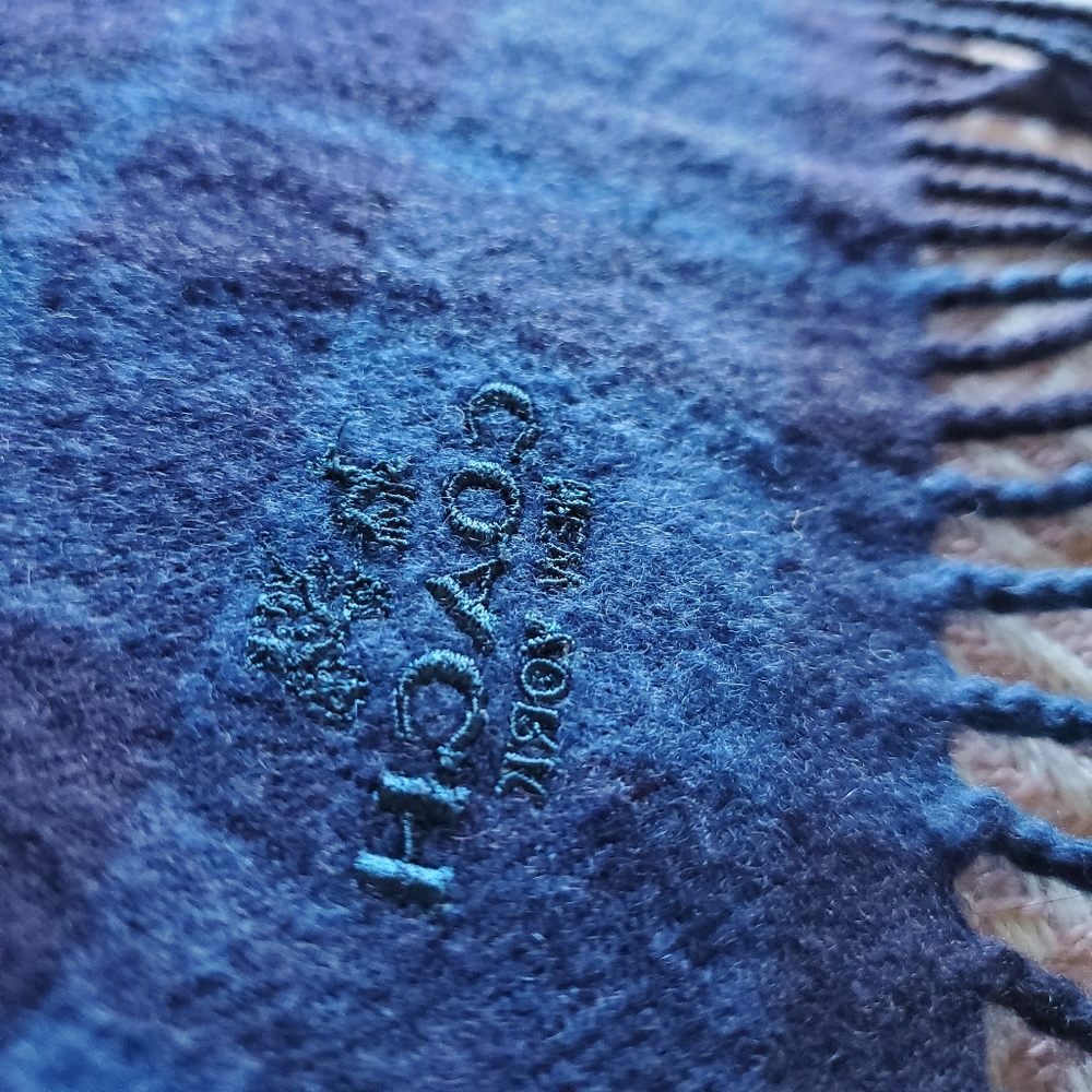 Coach Classic Plaid Wool/Cashmere Scarf - Picture 3 of 7